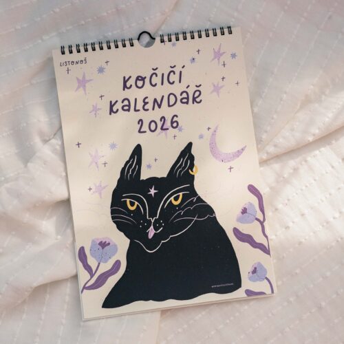 Kočičí kalendář na rok 2026